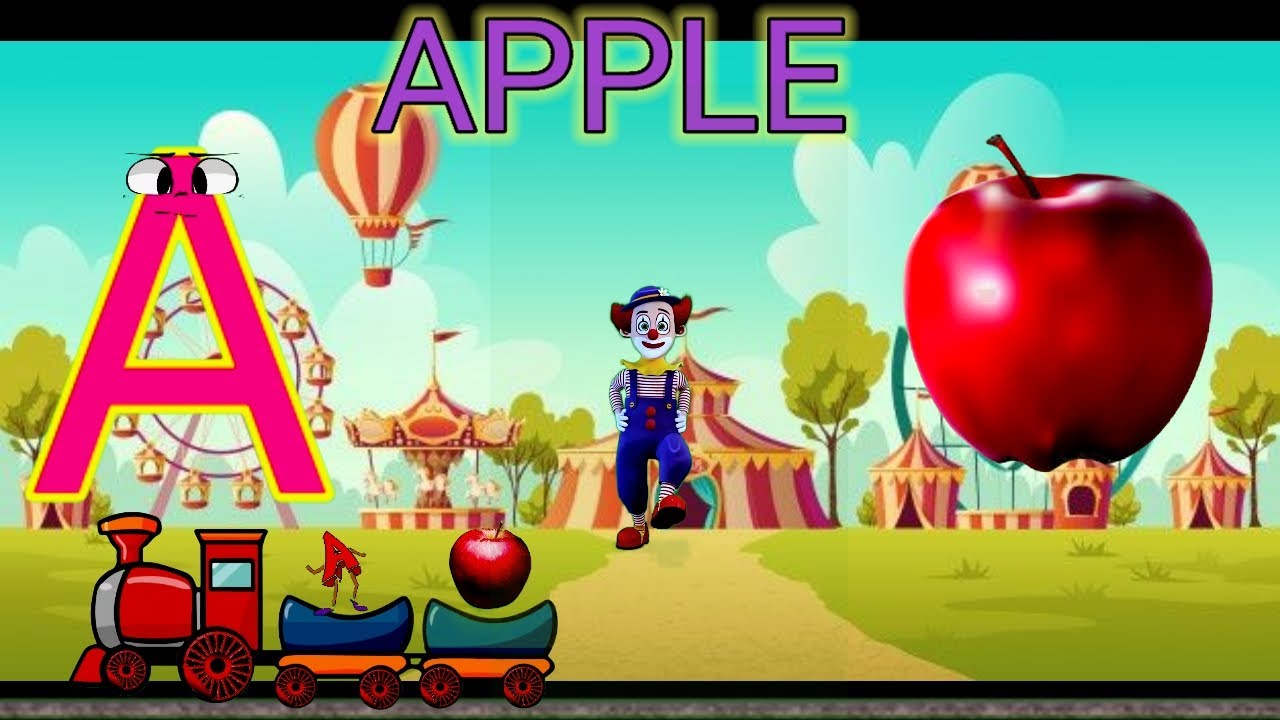 A for Apple abc song A for Apple Song Kids ABC ABC Remix baby education ...