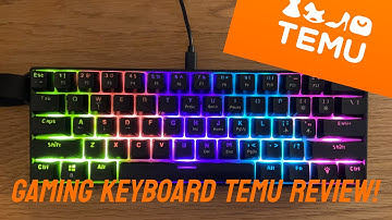 Unboxing gaming keyboard from TEMU!