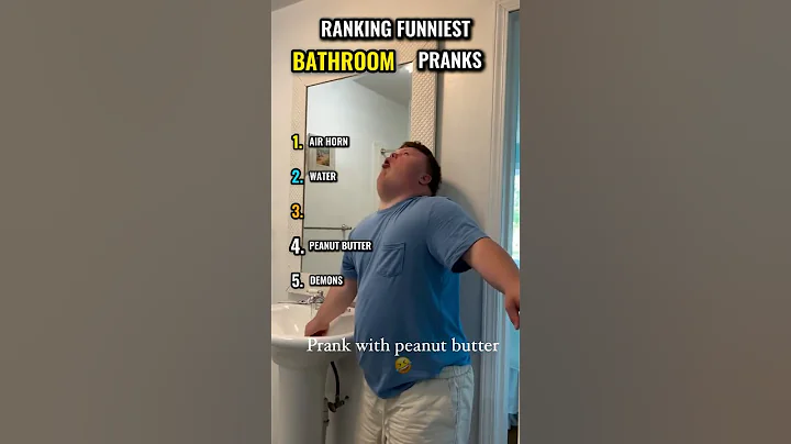 TOP 5 BATHROOM pranks!!  #funny #funnyjokes #fail #memes #jokes #top #comedy #lol  #battleroyale thumbnail