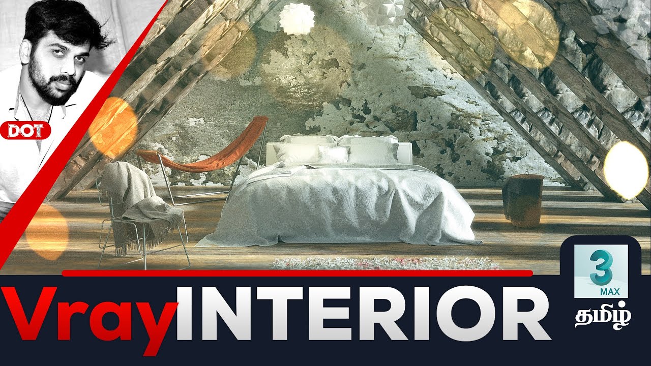 Interior Model with Vray Rendering in 3ds max Tutorial Tamil ...