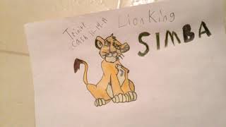 I drew simba the eyes are ok I guess but hope you like!!
