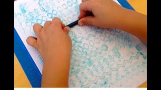 🖍️🔍🎨 Texture Rubbings Art Lesson (step by step) | Crayon Texture Scavenger Hunt for Kids