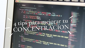 Tips que te ayudarán a la concentración y aprendizaje | dayan developer