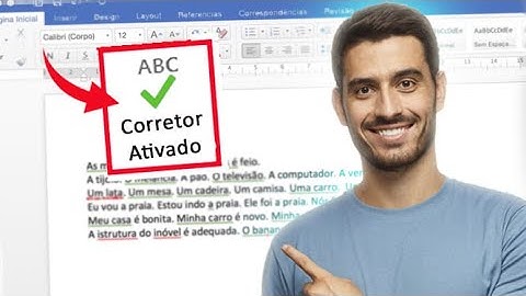 Como Ativar o Corretor Ortográfico no Word