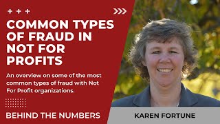Fraud In Not For Profit Organizations
