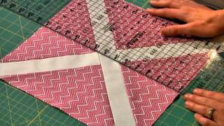 Take a free quilting lesson and create a striking geometric block. To get the rest of the lessons for FREE, visit http://www.craftsy.com/