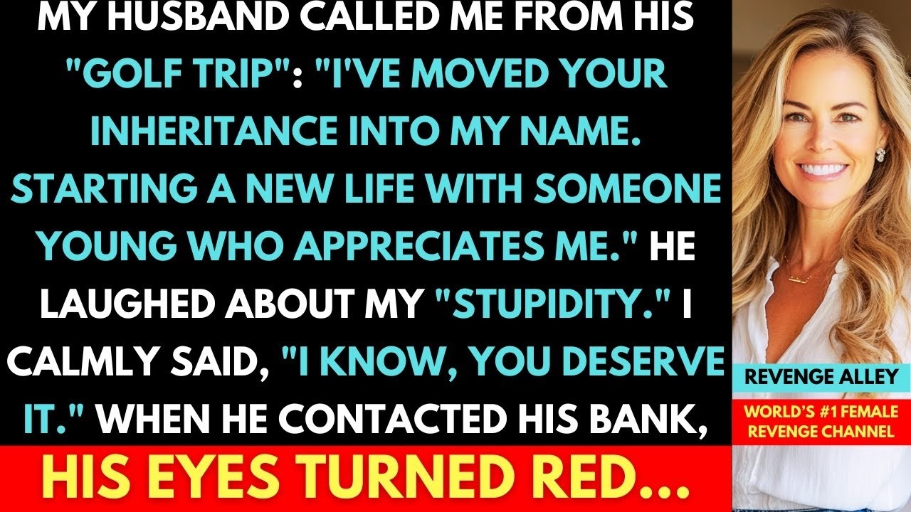 Husband Moved My Inheritance Into His Name While On 'Golf Trip' With Someone New; Then He Called...