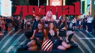 [DANCE IN PUBLIC NYC | TIMESQUARE] 'ANIMAL' KATSEYE (캣츠아이) Dance Cover by F4MX