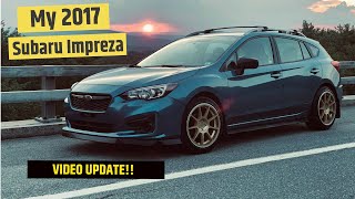 Athlete Statistics 2017 Custom Subaru Impreza Hatchback!! (Update Video)