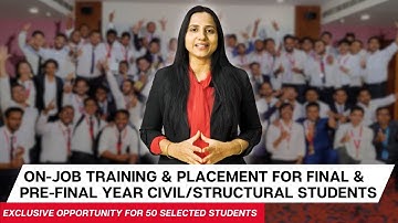 📢 ON-JOB Training & Placement for Civil/Structural Students!