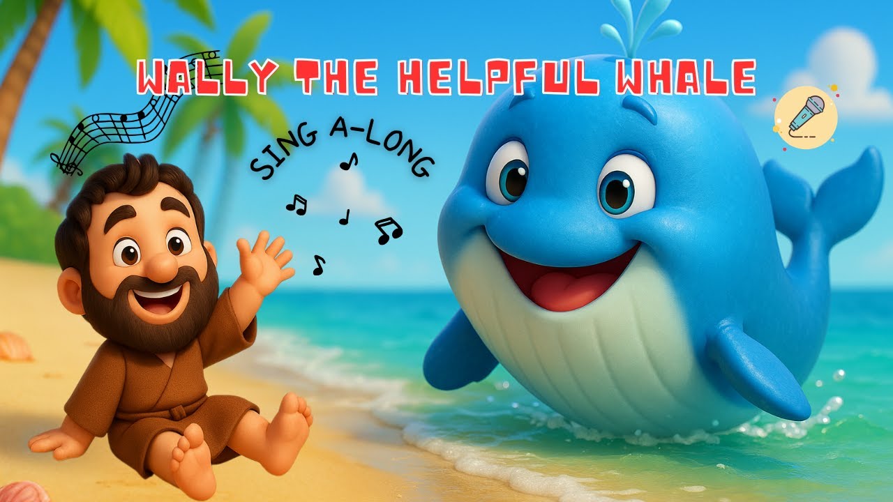Wally the Helpful Whale 🐳 Sing A-Long Song 🎶 | Jonah and the Whale ...