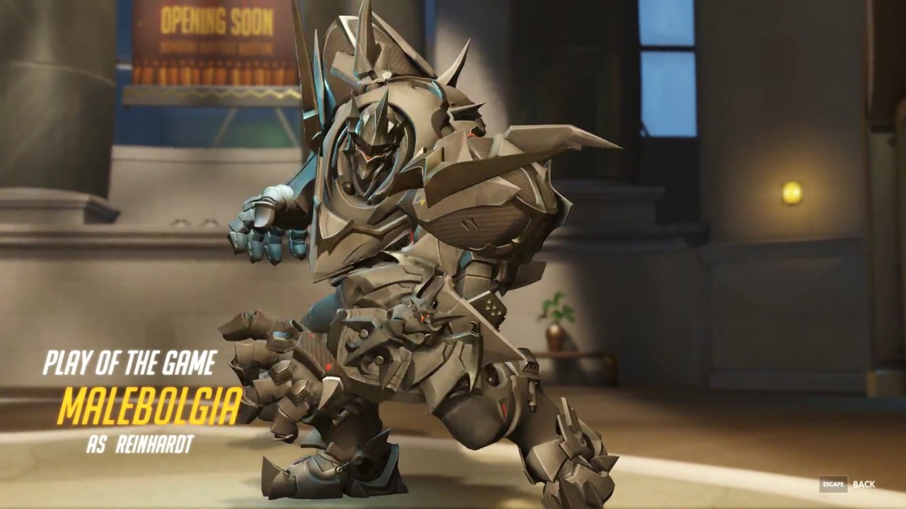 Overwatch Reinhardt w/ Ana Nano Boost!