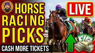 🚨LIVE HORSE RACING: Saratoga, Horseshoe Indianapolis, Thistledown & more en vivo