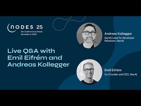 Live Q&A with Emil Eifrém and Andreas Kollegger