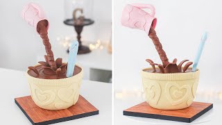 AMAZING Bowl Cake - EASY gravity defying - Tan Dulce