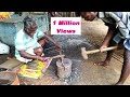 Billhook Making | Billhook | Steel to Billhook | Indian Blacksmith Making Billhooks