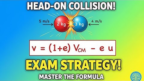 Secret Formula to Find Velocities After Head-on Collision | Super fast Shortcut | JEE /NEET Physics 