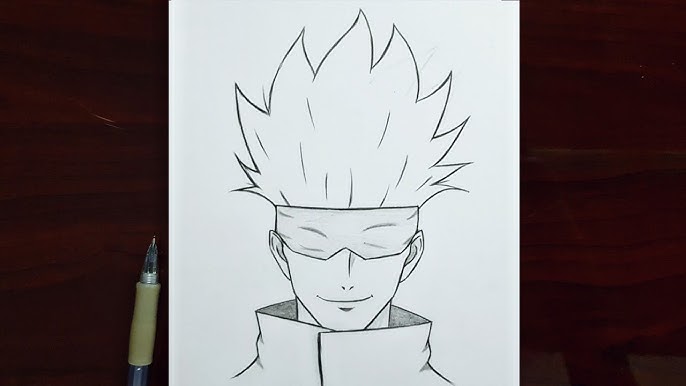 Drawing Kakashi Hatake Unmasked From Naruto by Anim3Lov3r