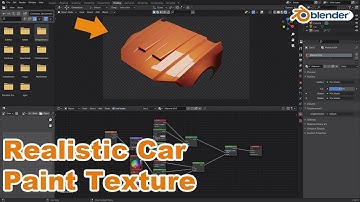 How to Create Realistic car paint texture in Blender
