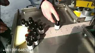 MPC-J Automatic paste, wet glue labeling machine for pharmaceutical glass bottle