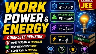 Work, Energy and Power part 1    CLASS 11 Physics | Complete Chapter | #NCERT #neet #neet2027 #cuet