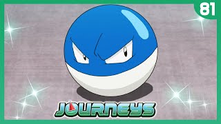 Goh Catches SHINY Voltorb! | Pokemon Journeys Episode 81 Review!