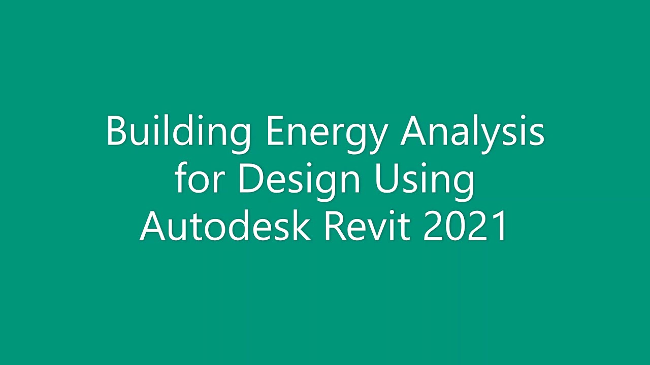 Building energy analysis with Autodesk Insight - YouTube