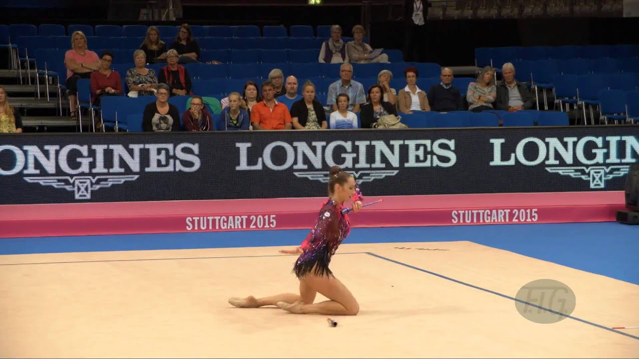 Katsiaryna HALKINA (BLR) 2015 Rhythmic Worlds Stuttgart - Qualifications Clubs