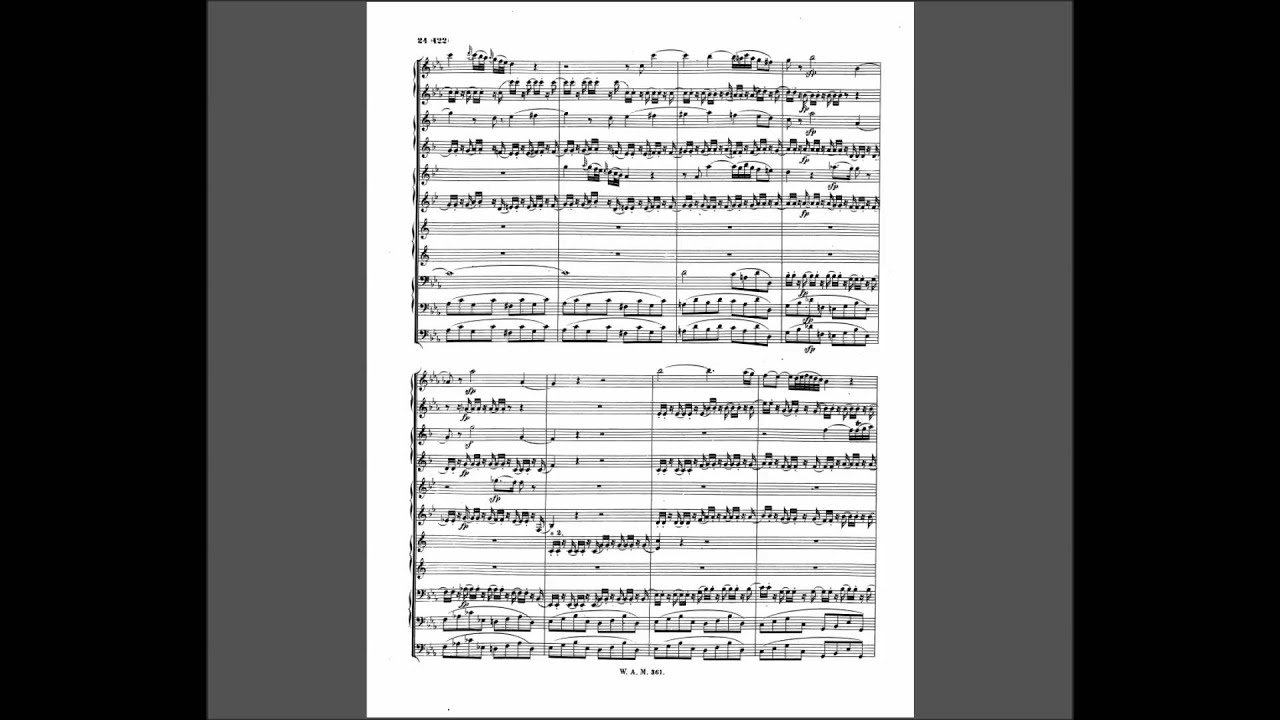 Sérénade Nr 10 KV361  Gran Partita  (III)(Mozart)