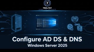 How to Set Up Active Directory & DNS on Windows Server 2025 | Full AD DS Installation Guide