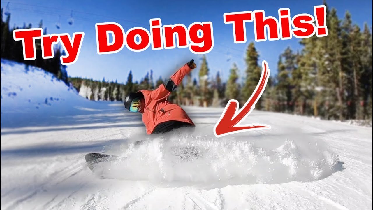 Showing You How to Spray Snow on your Snowboard YouTube