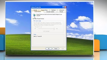 Windows® XP: How to turn on System Restore