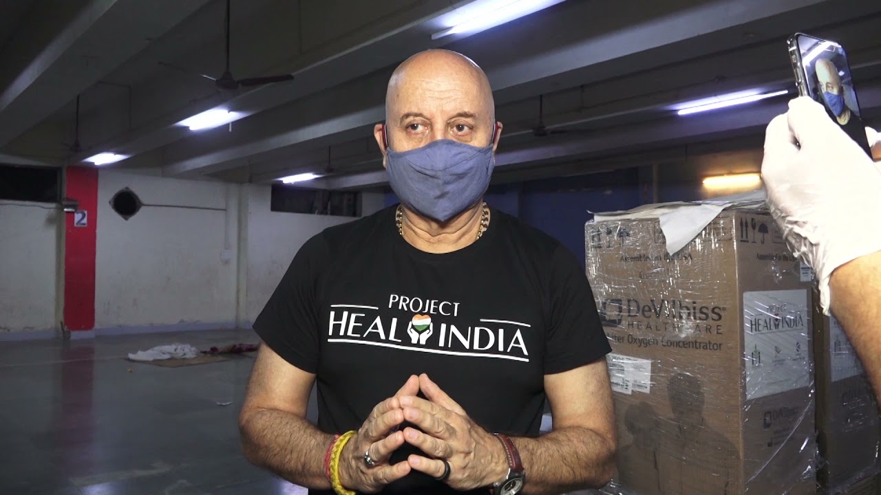 Anupam Kher Launch Project Heal India To Support Covid Warriors
