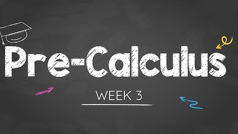 ATHS PreCalculus 11 - Week 3 Ellipses