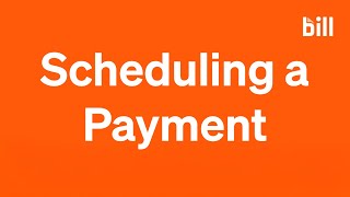 Celebrity Scheduling a Payment | BILL Wealth
