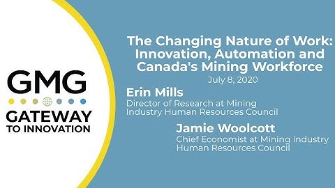 GMG Workshop | The Changing Nature of Work: Innovation, Automation & Canada