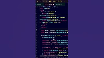 Form Validation Using HTML CSS & JavaScript