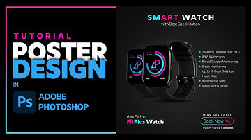 How To Make Smart Watch Digital Flyer Design Tutorial in Adobe Photoshop | Anis Pariyar