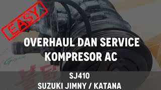 Cara service ac kompresor nippon denso suzuki katana