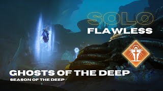 Solo Flawless Dungeon 'Ghosts of the Deep'  Solar Warlock  Season of the Deep  Destiny 2