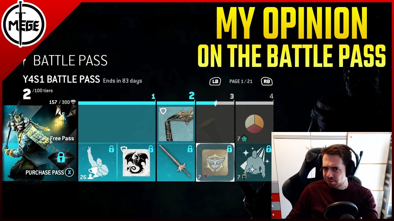 My Opinion on the NEW BATTLE PASS [For Honor]