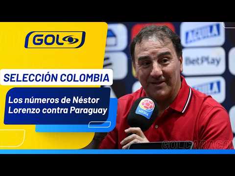 Néstor Lorenzo's record against Paraguay with the Colombian National Team