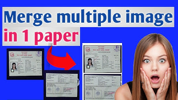 How to Merge 2 Pictures into 1 Picture -2023 | (Scan Yourself and combine citizenship)