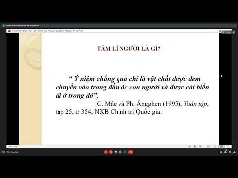 TÂM LÝ HỌC ĐẠI CƯƠNG | NVSP - youtube