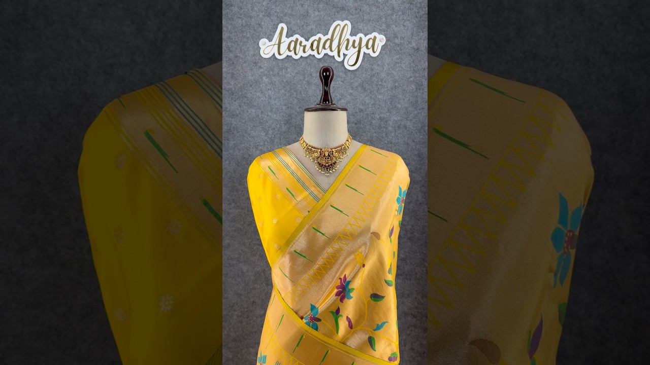 All Over Jaal Weaving Brocket Paithani Soft Silk Saree