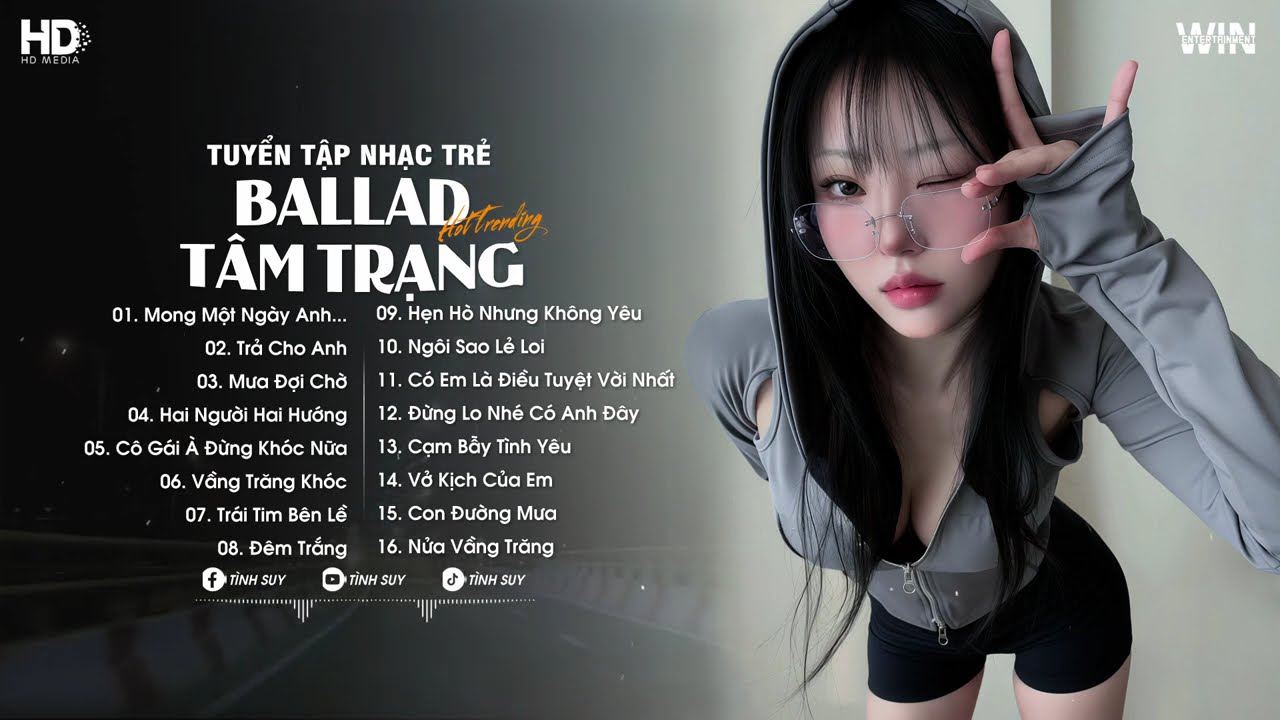 Playlist Nhạc Trẻ Ballad Tâm Trạng 2026-Mong Một Ngày Anh Nhớ Đến Em,Trả Cho Anh,Mưa Đợi Chờ-TìnhSuy