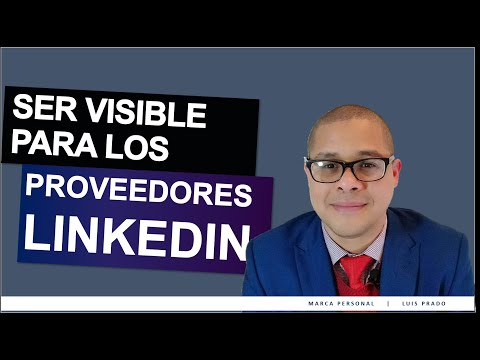 LinkedIn para COMPRADORES - Conecta con PROVEEDORES