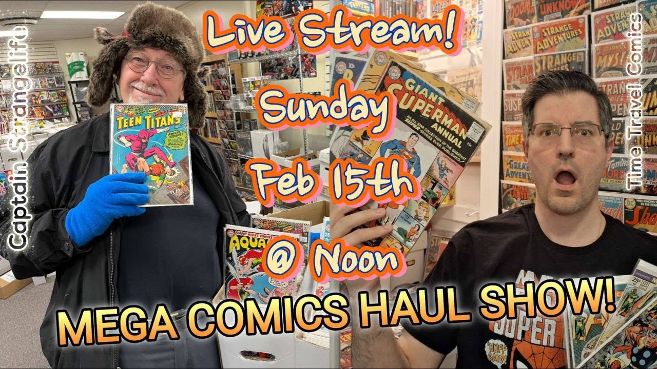 CaptainStrangelife & TimeTravelComics & SilverAge Comics Haul