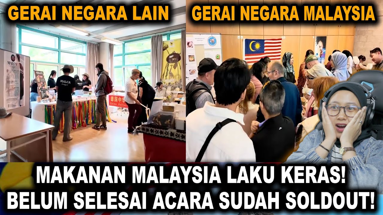 GERAI MALAYSIA MAKANAN MALAYSIA LAKU KERAS SAMPAI LICIN WEEEHH❗❗