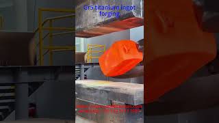 Gr5 titanium ingot forging #defense #gas #medical #titanium #industrial #supplier #oil